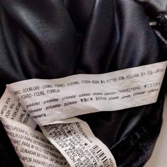 Zara  Women's XL Velvet Sleeveless Cutout Back Bodysuit Sexy Party Feminine - Picture 3 of 6